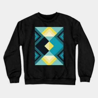 Abstract Geometric Design Crewneck Sweatshirt